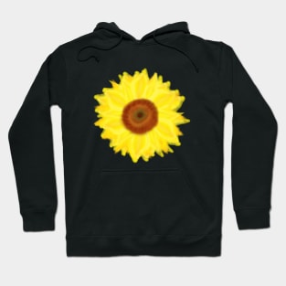 Sunny Sunflower (Black Background) Hoodie